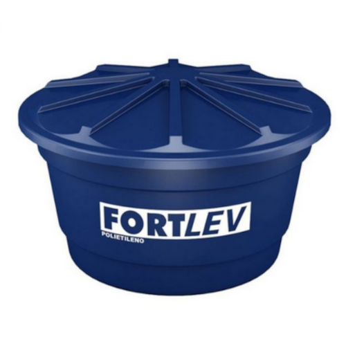 Caixa D'água Plástica Azul de 1.000L Fortlev